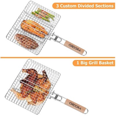 Durable Grilling Basket for Even Heat Distribution