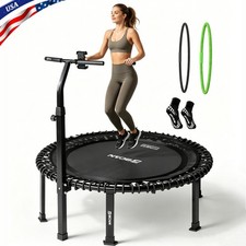 BCAN BT4 38/40" Bungee Workout Rebounder Trampoline for Adults, Pre-Assembled