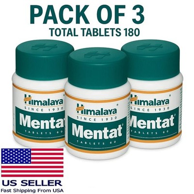 Mentat Himalaya 60 Tablets USA Seller Free Shipping (Pack Of 3)