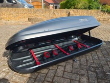 Hapro Traxer 5.6 - 370L Roof Box, Anthracite Black. Dual Side Opening. 2 Keys.