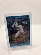 2021 Panini Donruss Optic Kyle Lewis Teal Velocity #12/35 Mariners