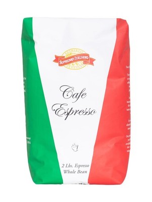 Supremo Italiano Cafe Expresso Whole Bean Coffee Cafe Gourmet Coffee Classic ...