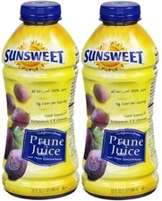 Prune Juice 32 Ounce Pack of 2 Healthy Natural Beverage for Digestive Health
