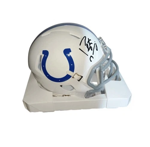 Peyton Manning Signed Autographed Mini Helmet COLTS Fanatics COA