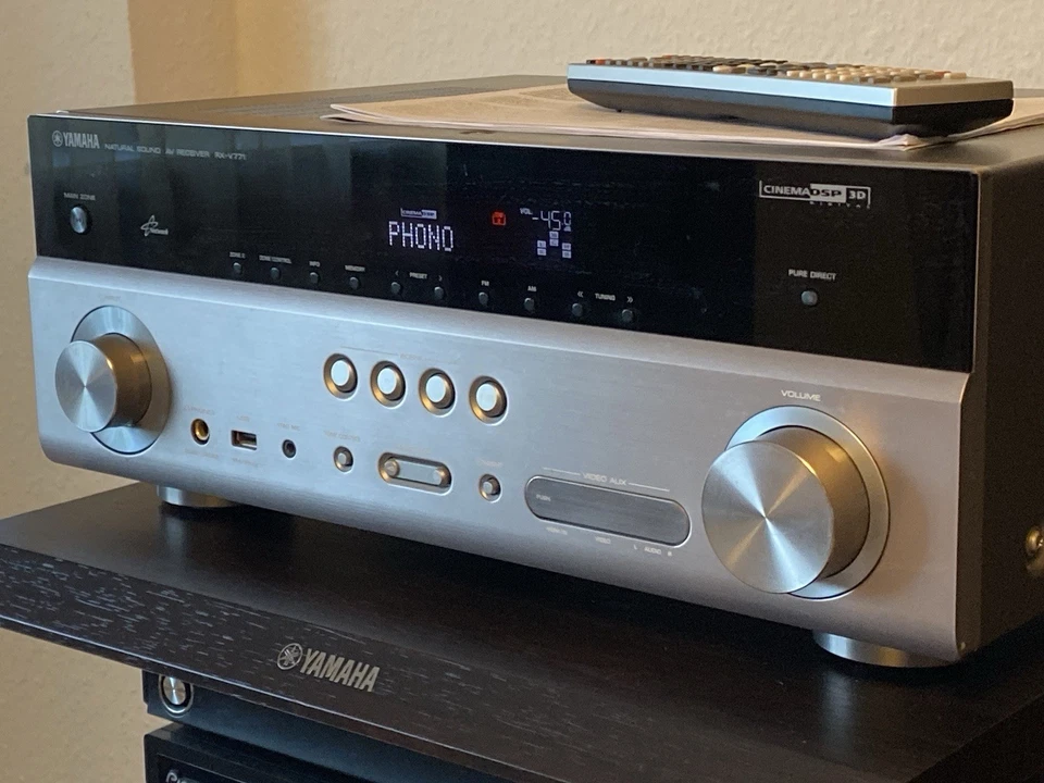 YAMAHA RX-V771 Network 7.2 Receiver Bi-amp YPAO Mikrophone 3D DLNA CEC ARC - Bild 2 von 4