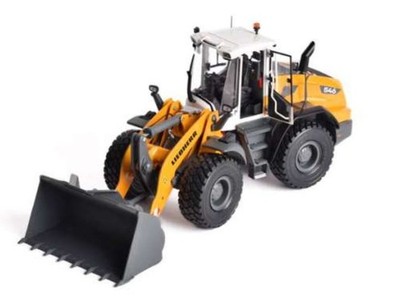 AT-COLLECTION, LIEBHERR L 546 G8 Frontlader mit Michelin XLD Reifen-Anbauscha...