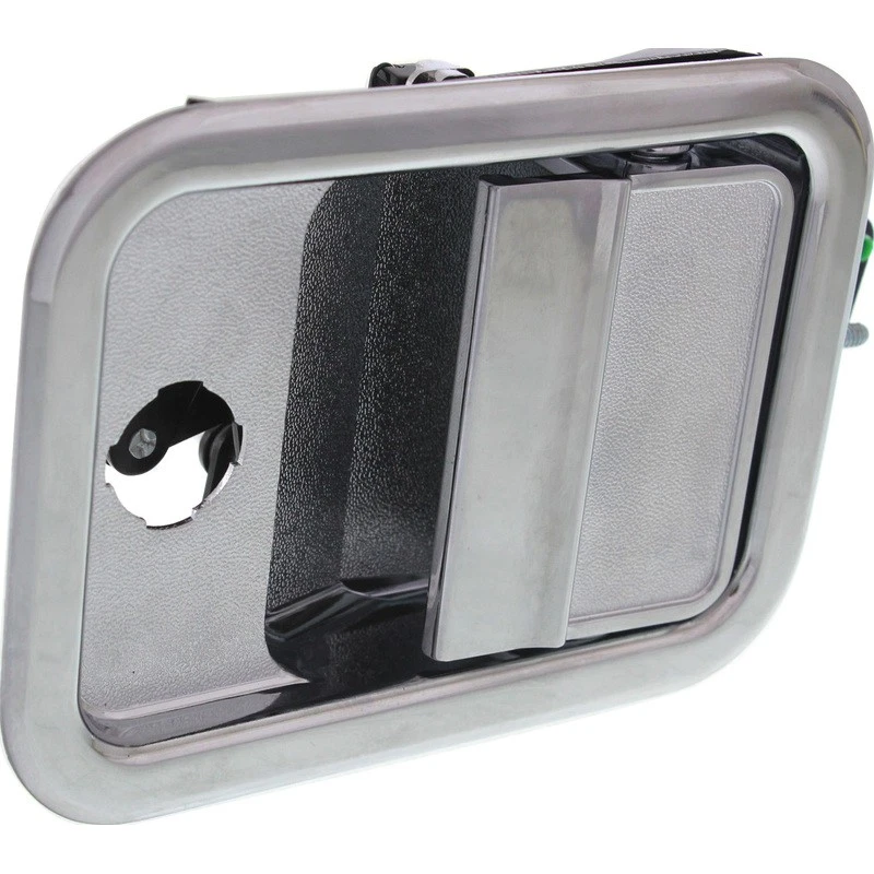 Manija de puerta exterior cromada lado del conductor delantero se adapta a 03-14 Freightliner Columbia Foto 3 de 4