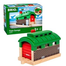 World 33574 - Train Garage - 1 Piece Wooden Toy Train Accessory for Kids Age ...