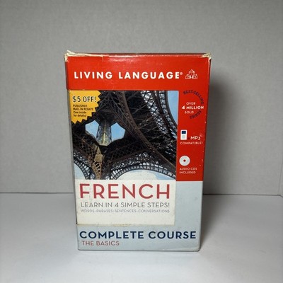 Living Language Complete Courses Set - French: The Basics 2008 Audio CD + Books