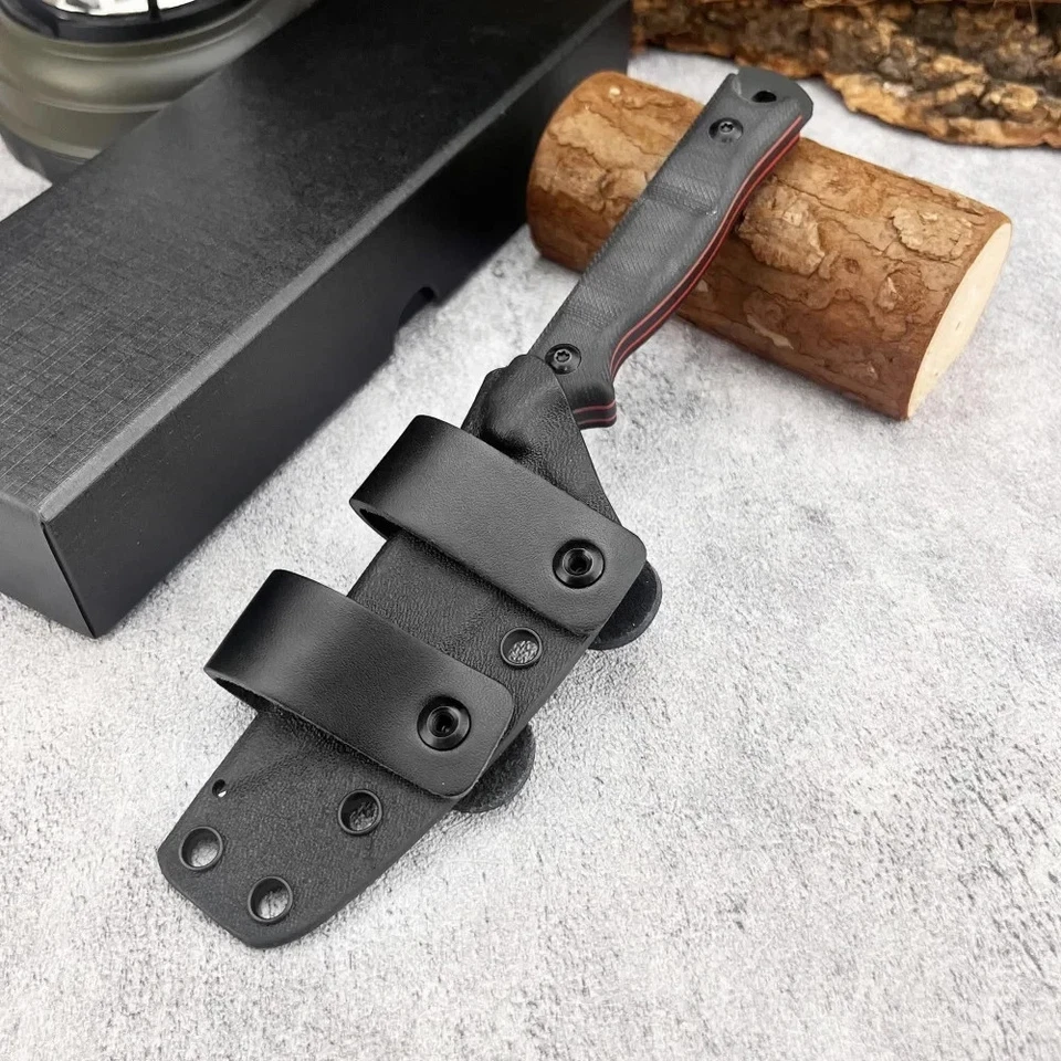 Cuchillo militar de combate de caza hoja fija táctico TOPS 8Cr13Mov hoja G10 Foto 4 de 4