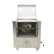 110V Electric Meat Mixer Commercial 60L Stainless Steel Movable Mixing Machine