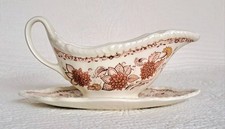 Adams Country Meadow Sauciere mit festem Unterteller Real English Ironstone