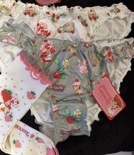 Strawberry Shortcake Panties. Stretch. Soft. Full Back. NWT Socks Juniors. S