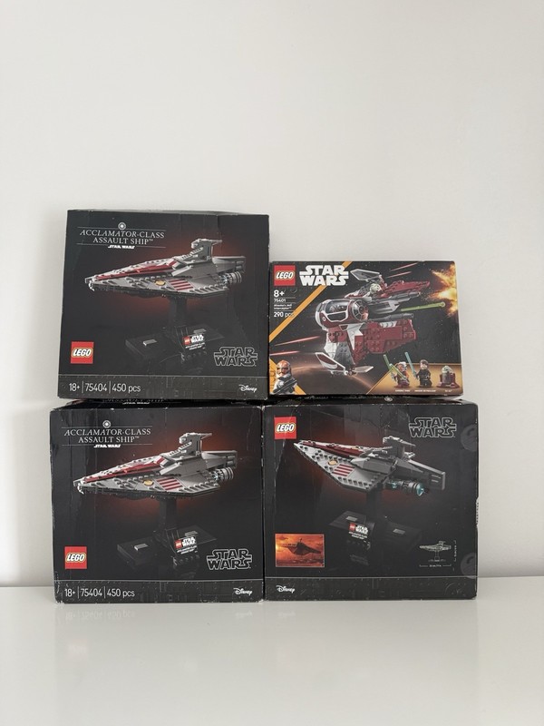 LEGO Star Wars: Acclamator-Class Assault Ship 75404 Box Wear Sealed New & Other