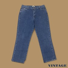 Vintage Lee Straight Leg Relaxed Jeans Dark Blue W36 L30