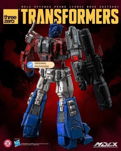 threezero MDLX Transformers Optimus Prime Comic Book Edition