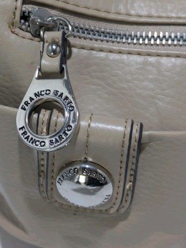 Franko Sarto Tan Vegan Leather Multi Compartment Handbag Shoulder Bag EUC - Picture 2 of 16