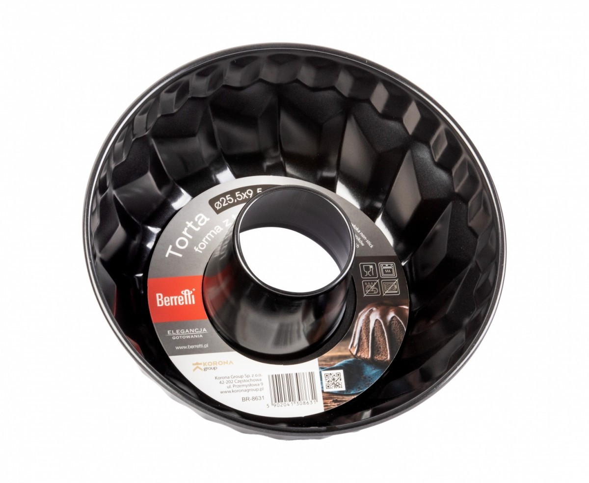 5902041308631 ФОРМА ДЛЯ ТОРТА С РУКАВОМ 25,5Х9,5 TORTA Berretti