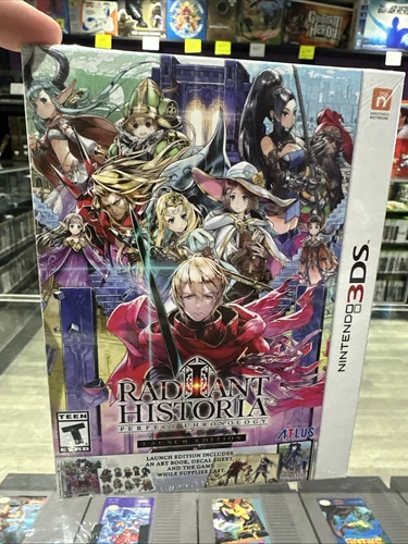 NEW! Radiant Historia: Perfect Chronology Launch Edition (Nintendo 3DS) Sealed!