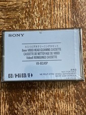 Sony 8mm/Video8/Hi8/Digital8 Camcorder Video Head Cleaning Cassette Tape