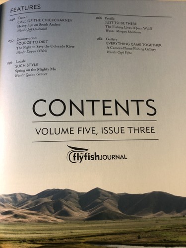 THE FLYFISH JOURNAL, Volume Five Issue Three, Fishing - Picture 4 of 4