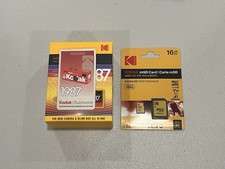 Kodak Charmera Digital Camera Keychain Opened Red With SD Card