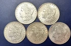 Lot of (5) High-grade Pre-1921 Morgan Dollars