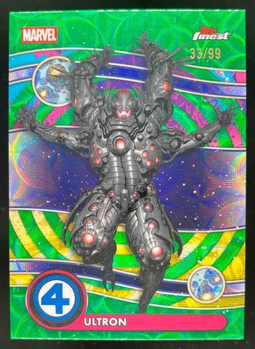 2026 Marvel Finest Fantastic Four Ultron Zone Variation Green Kaleidoscope /99