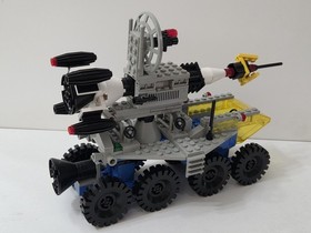 VINTAGE LEGO SPACE 6950 MOBILE ROCKET TRANSPORT 100% COMPLETE w MANUAL & EUC!