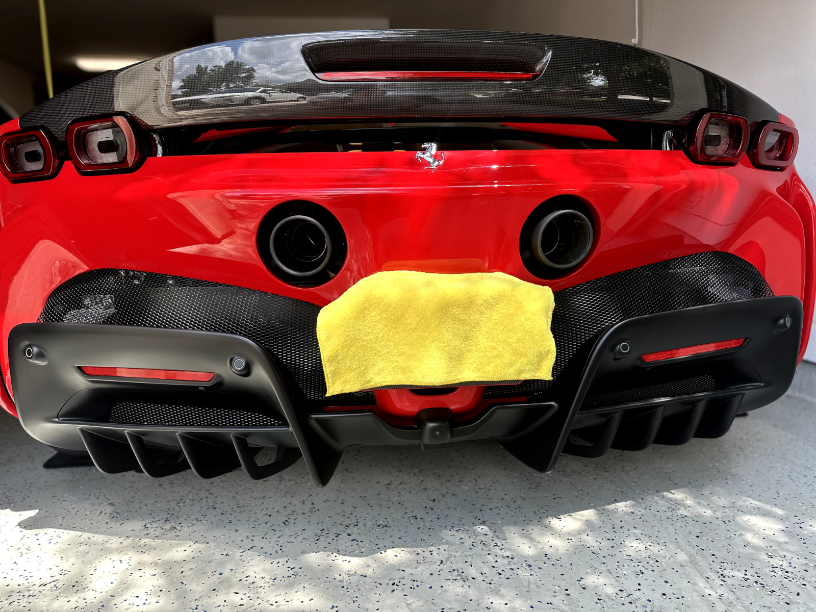 2023 Ferrari SF90 OEM rear bumper diffuser