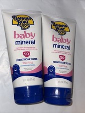 Banana Boat Baby Mineral SPF 50 Tear Free - 2 Pack / 6 oz / 177 mL 3.17 per gallon