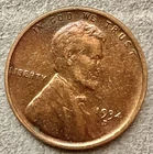 1934-D  Lincoln Wheat Cent [XF] Extremely Fine Details - Harshly Cleaned ~ C112