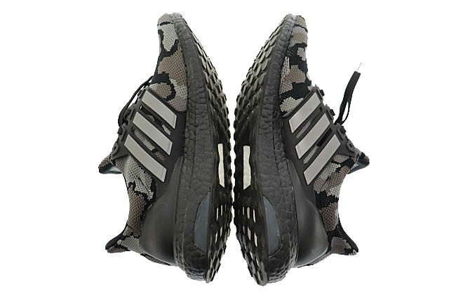 Adidas x BAPE Ultra Boost Sneakers Black Gray US75 255cm Used thumbnail 3