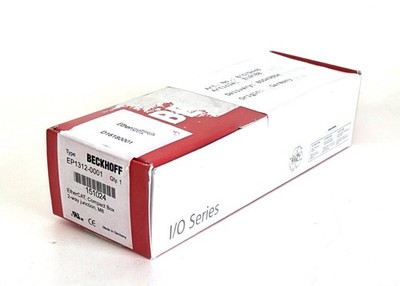 Beckhoff EP1312-0001 EtherCAT Compact Box 2-wege M8  NEU