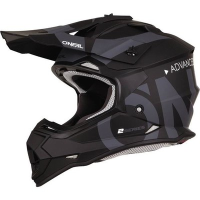 O'Neal Racing 2 Series Slick Helmet | Matte Black/Grey | DOT ; ECE 22-05