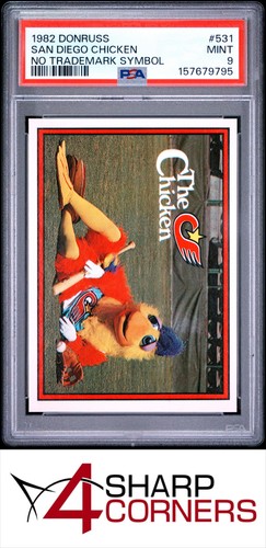 San Diego Chicken #531 1982 Donruss card