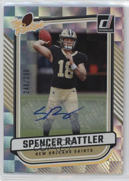 2024 Panini Donruss The Rookies Auto 246/299 Spencer Rattler #TR-24 Auto RC 7rf