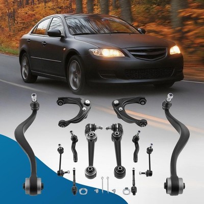 12x Lower Upper Control Arm Sway Bar for Mazda 6 2003-2008 Front Suspension Arm