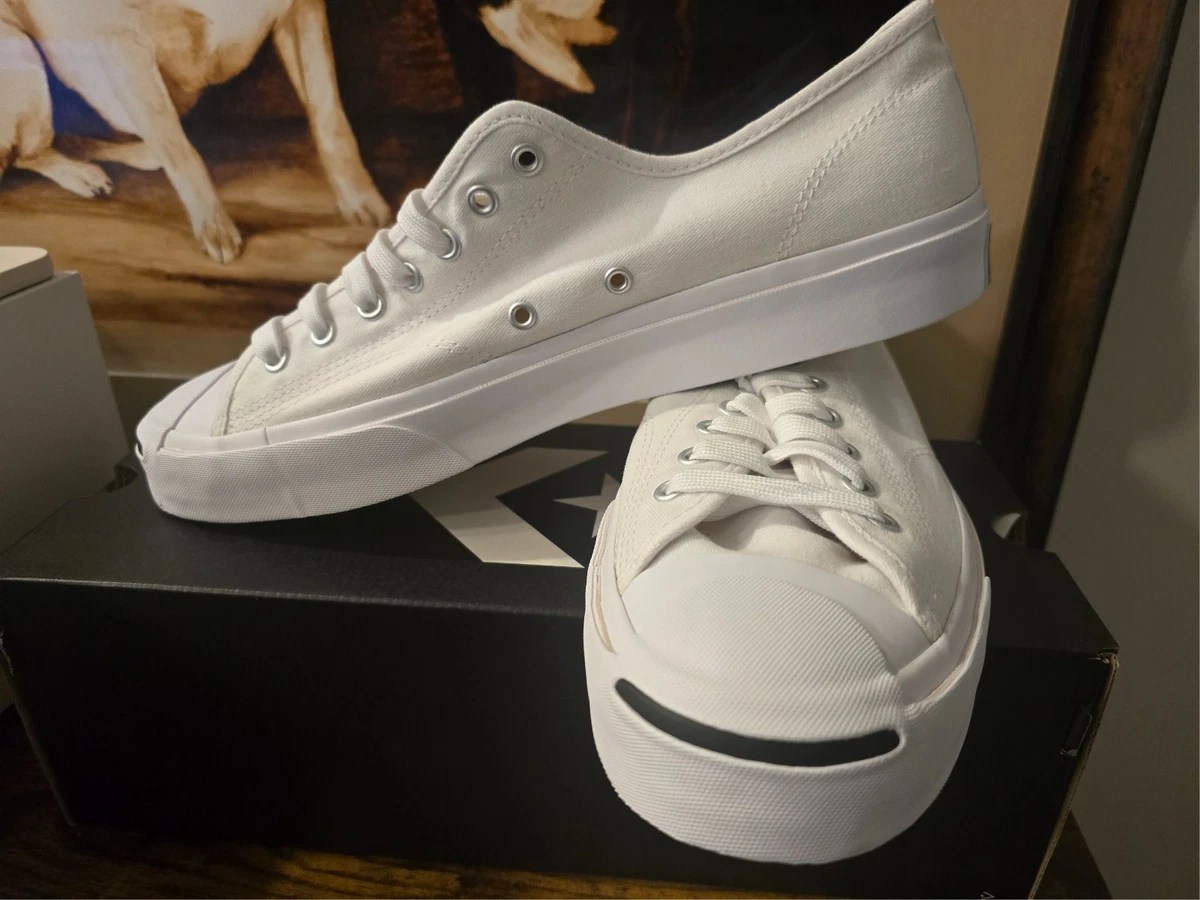 Converse Jack Purcell klassische Sneaker "weiß" 164057C Schuhe Herren Gr. 10,5 NEU