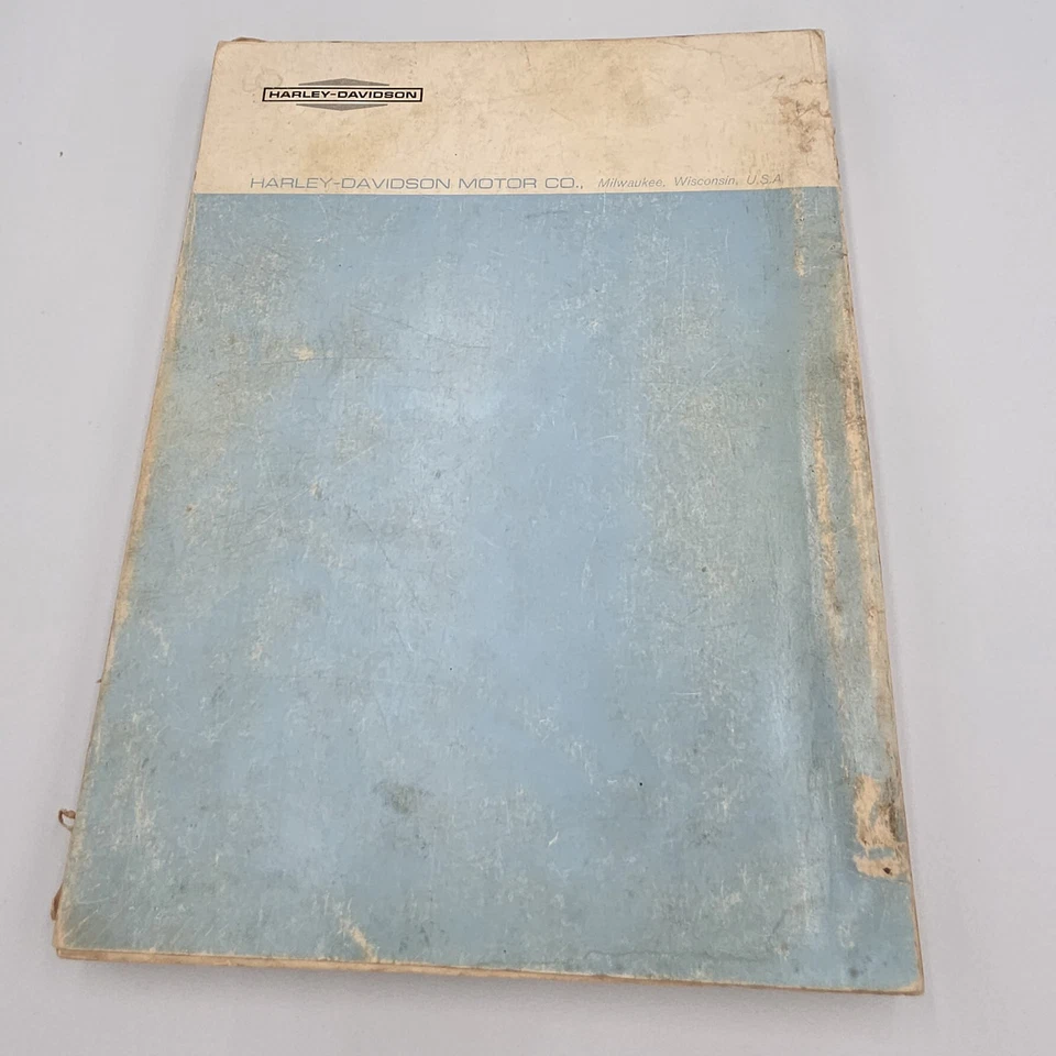 Harley-Davidson Manual de Servicio Electra & Duo 1959 a 1969 No. Tapa blanda 99482-69 Foto 2 de 4