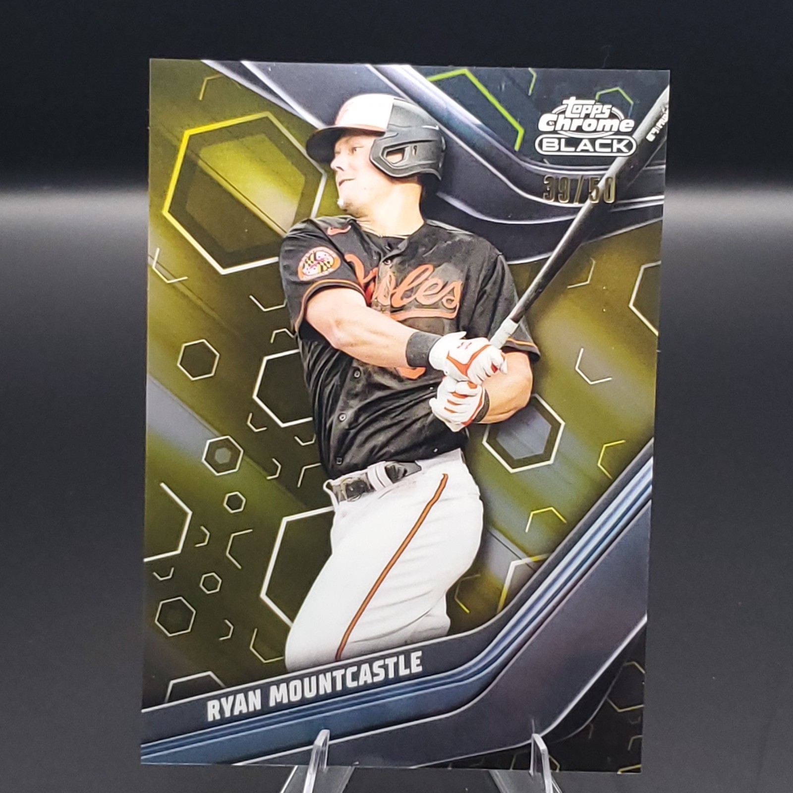 2023 Topps Chrome Black Gold /50 Ryan Mountcastle #17 Orioles