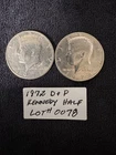 1972 P & D Kennedy Half Dollar - circulated - FREE SHIPPING!!