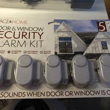 Space and Home Door & Window Security Alarm Kit - 5 Pack - Alarm Sounds