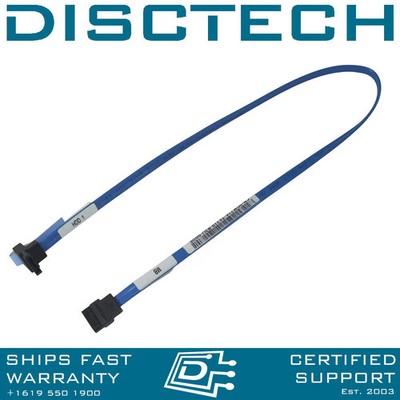 Dell SATA cable 18'' 50cm 7pin Straight to Right Angle 90° for HDD SSD CD Drives