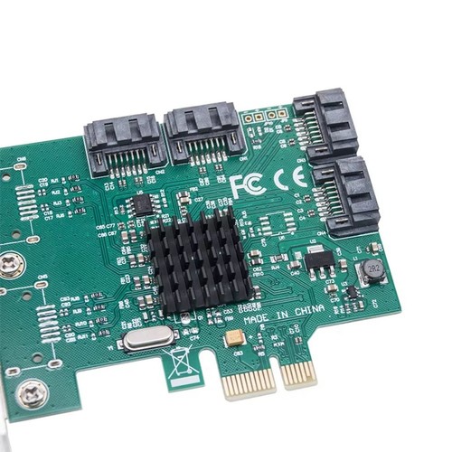 SATA PCIE Erweiterungskartenadapter PCI Express X1 auf 4 Port SATA3.0 Contr7346 - Afbeelding 5 van 6