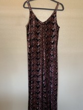 Natural Life Velvet Medallion Print Jumpsuit ...