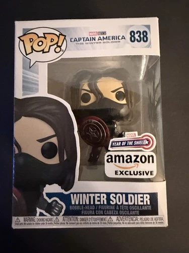 Funko Pop! Vinyl: Marvel - Winter Soldier - Amazon (Exclusive) #838!