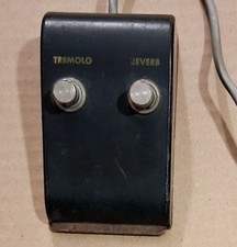 Vintage 60's Gibson GSS100 amplifier footswitch Tremolo Reverb Button guitar amp