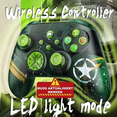 MARKENLOS RGB Wireless Controller Für Microsoft Xbox One X/S Series X/S,PC Steam Android