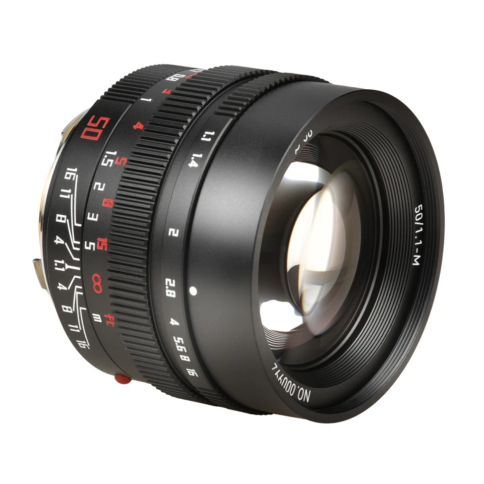 Lente MF de enfoque manual de fotograma completo F1.1 de 50 mm para cámara con montaje Leica M Foto 3 de 4